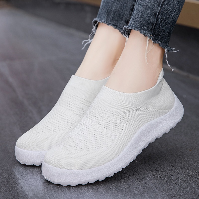 Men's and women's shoes Breathable soft sole mesh sports casual shoes running shoes 35-46 image 5