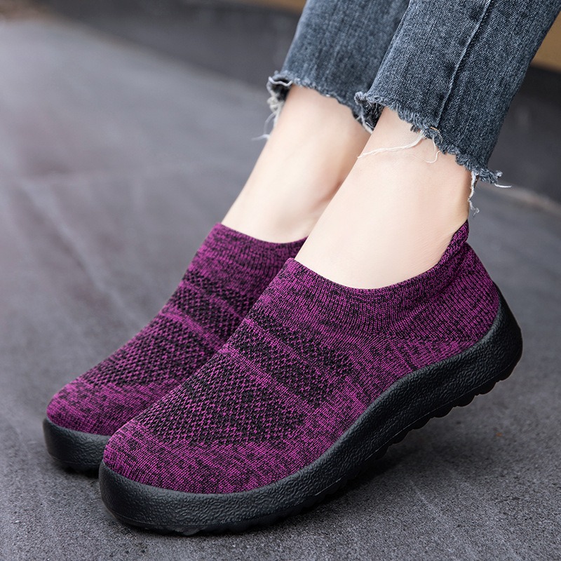 Men's and women's shoes Breathable soft sole mesh sports casual shoes running shoes 35-46 image 3