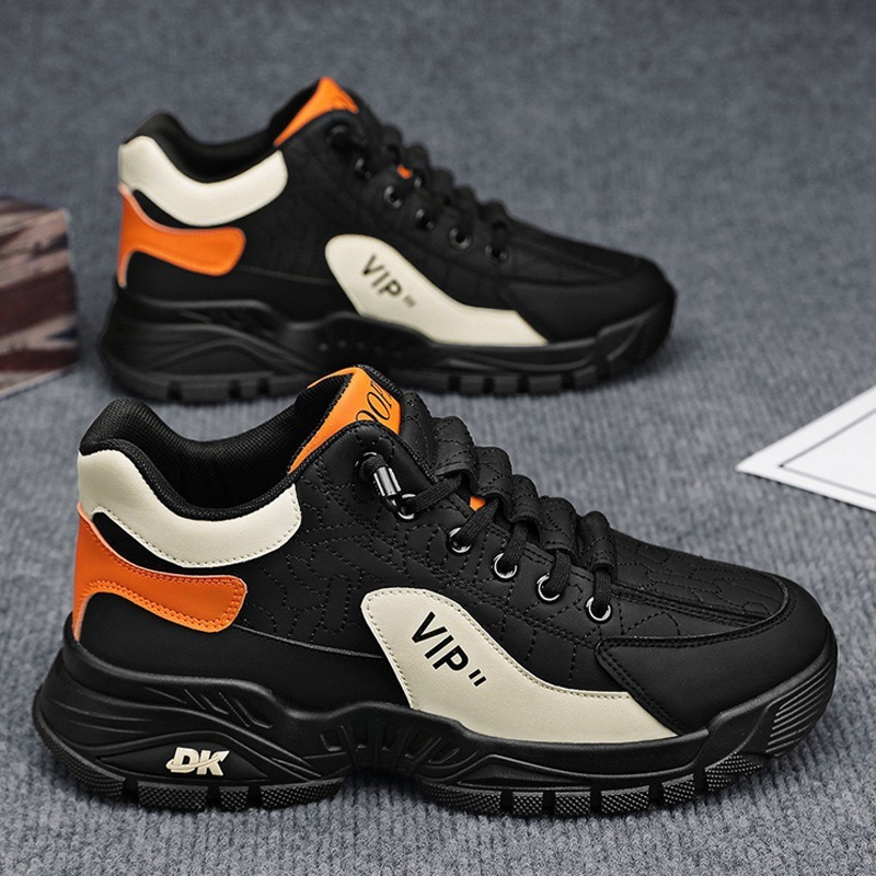 Autumn New Martin Shoes Men's Casual Sports Korean Edition High Top Thick Sole Men's Shoes Trendy