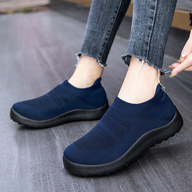 Men's and women's shoes Breathable soft sole mesh sports casual shoes running shoes 35-46
