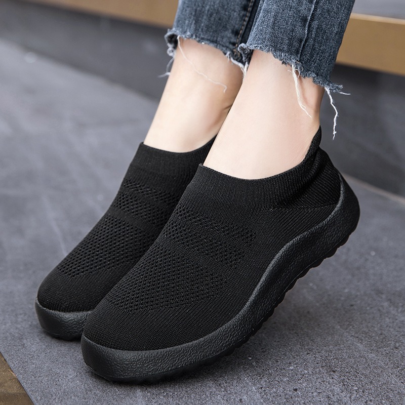 Men's and women's shoes Breathable soft sole mesh sports casual shoes running shoes 35-46 image 4