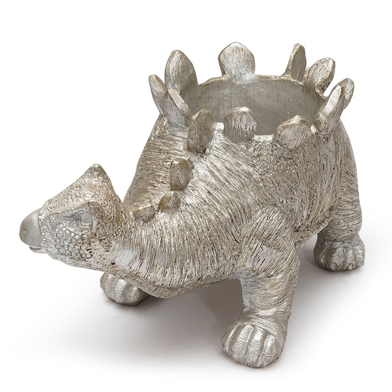 Cartoon dinosaur resin flowerpot ornaments