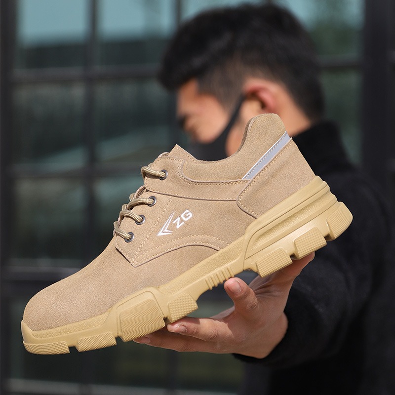Summer labor protection shoes anti-smash anti-puncture wear protection safety shoes steel baotou soft sole image 8
