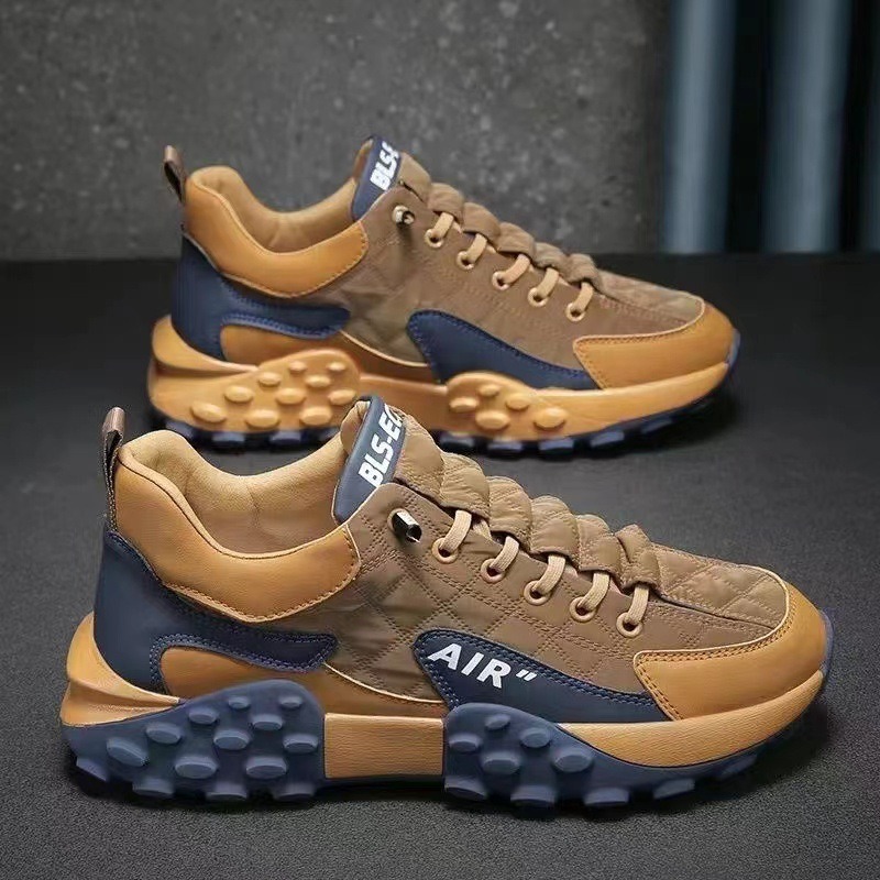 Spring Dad Shoes Breathable Casual Trendy Shoes Men's Sports Student Thick Sole Running Shoes image 8