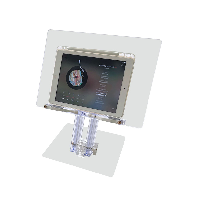 ins Student Desktop reading stand Tablet stand Transparent acrylic reading can be raised and lowered