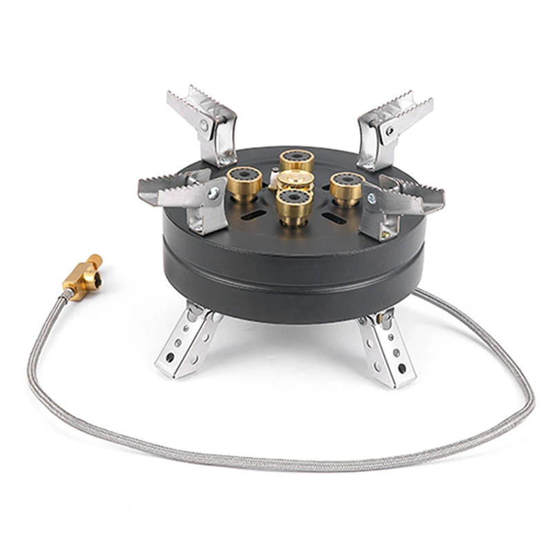 Outdoor Electronic Ignition Stoves High-Power Portable Foldable Adjustable Firepower Furnace