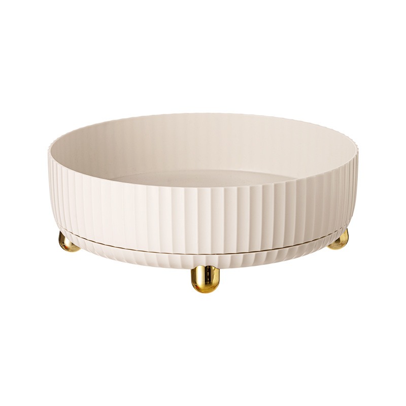 large size Storage turntable, multifunctional, rotatable cosmetic storage tray, kitchen seasoning bottle storage tray, desktop fruit turntable