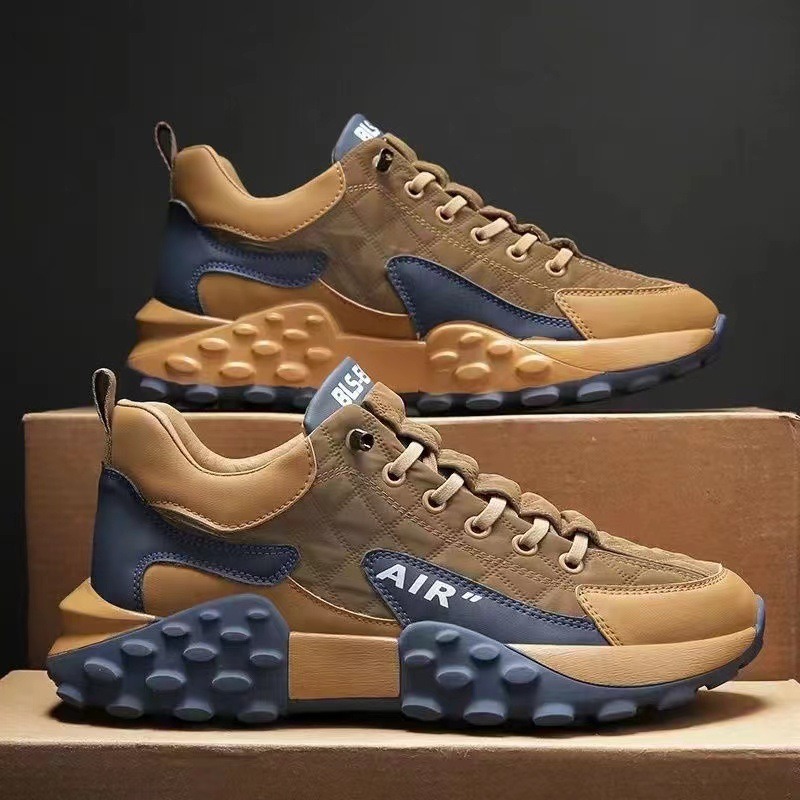 Spring Dad Shoes Breathable Casual Trendy Shoes Men's Sports Student Thick Sole Running Shoes image 5