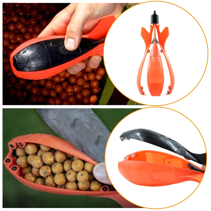 Carp Fishing Rocket Feeder Portable Small Spod Bomb Float Bait Holder Fishing  Rocket Lure Container Fishing Tackle Accessories -EPROLO