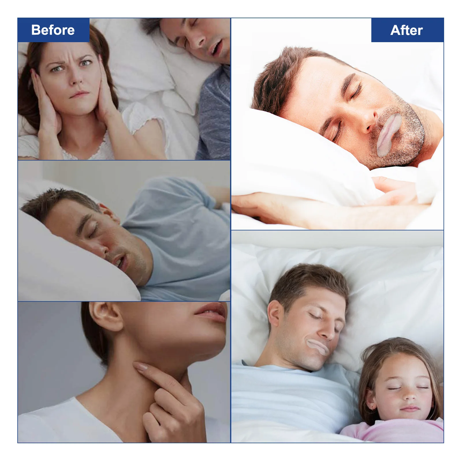 Technical graphic of air permeability test with couple wearing strips in bed