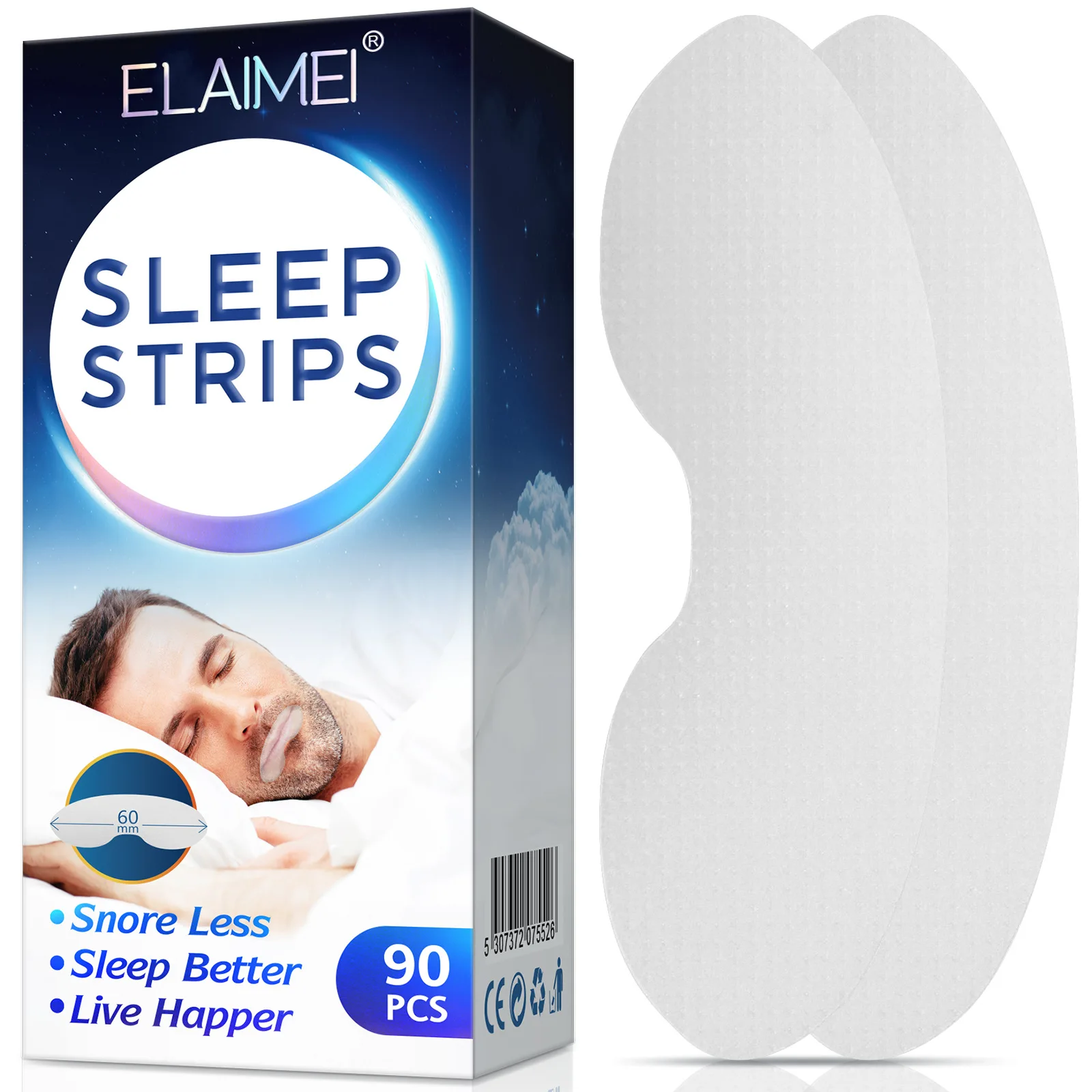 Product packaging with branding and benefit claims, symbolizing clinical trust