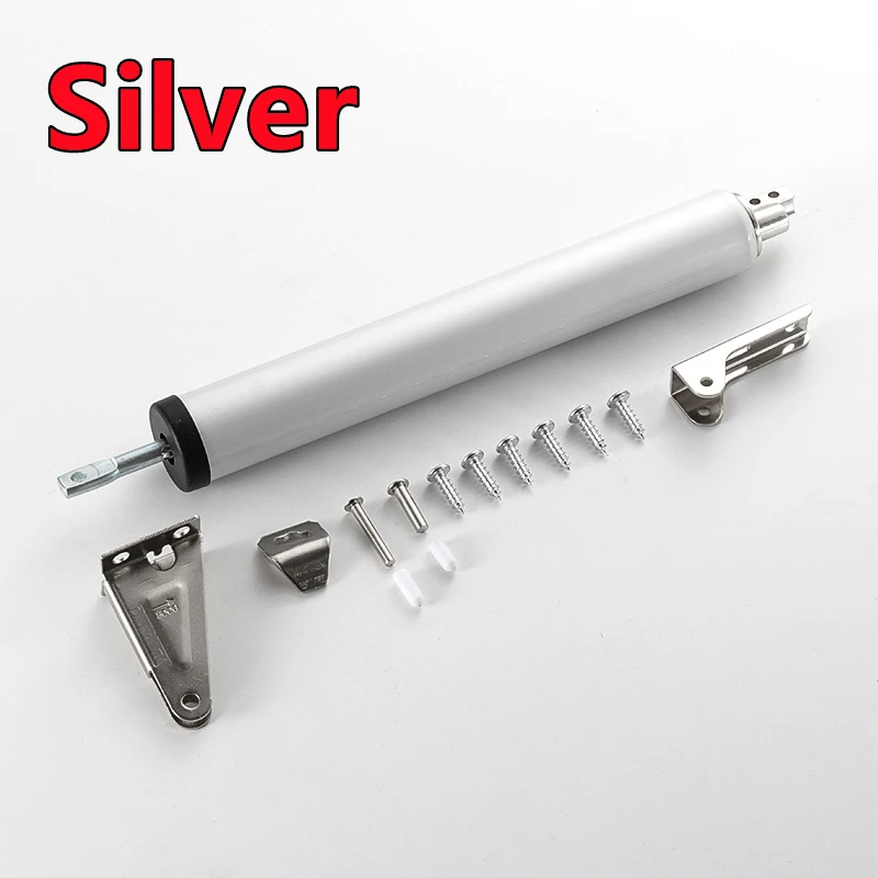 Gas Spring Automatic Door Closer 90 Degrees Within The Positioning Stop Mute Soft Closing Device Adjustable Buffer Force