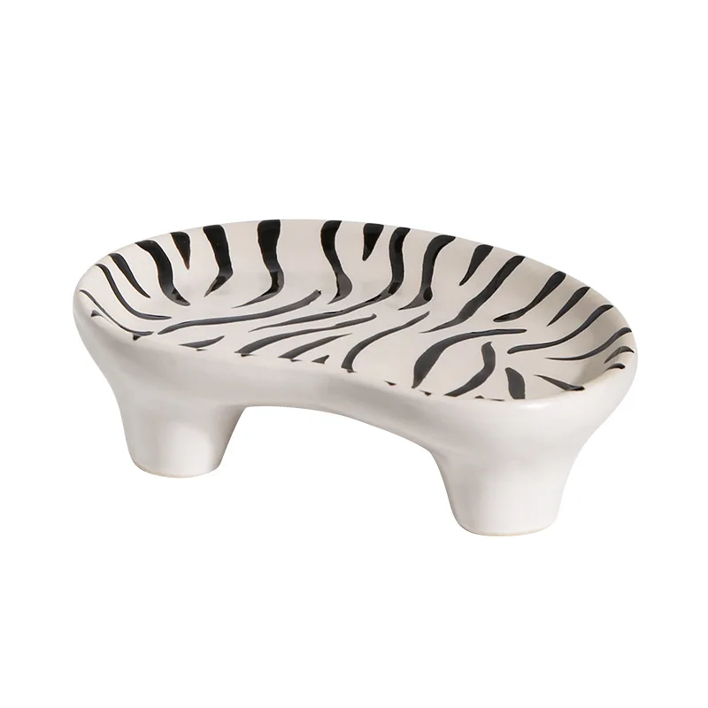 Creative Ink Splashing Fruit Plate Ceramic Plate Couple Afternoon Tea Dessert Cake Coffee Cup Retro