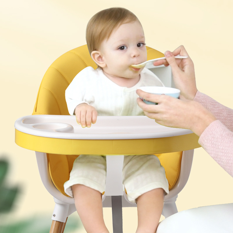 Adjustable height and height children's dining chairs for easy cleaning and multifunctional baby