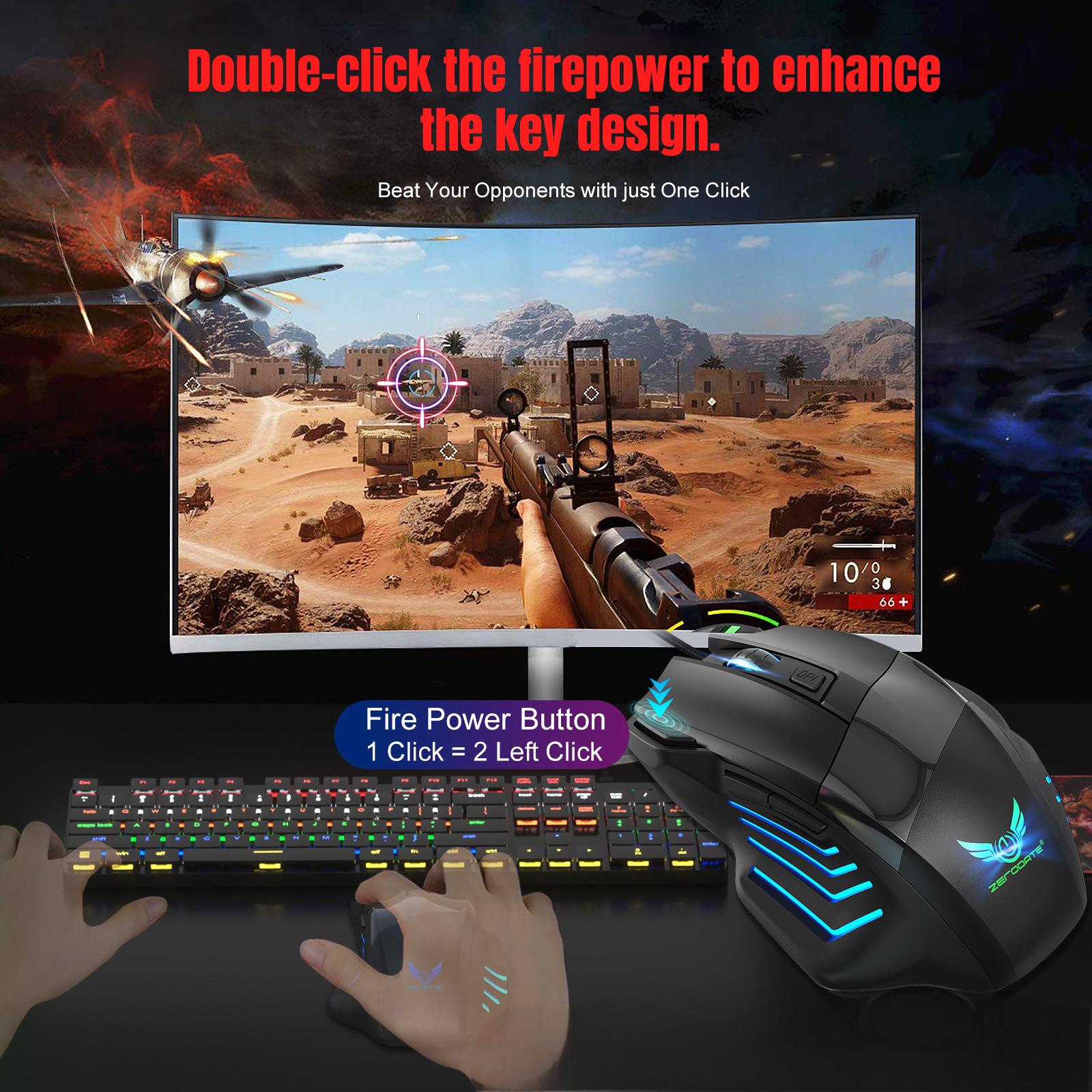 Mechanical Gaming Mouse with RGB Lighting (7 Buttons) 4