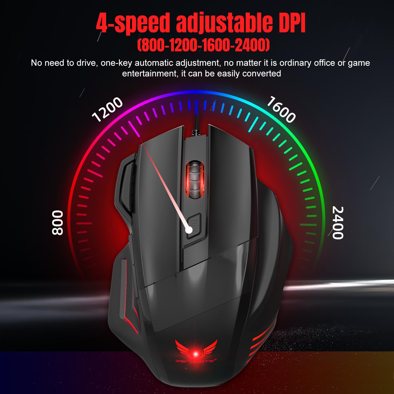 Mechanical Gaming Mouse with RGB Lighting (7 Buttons) 3