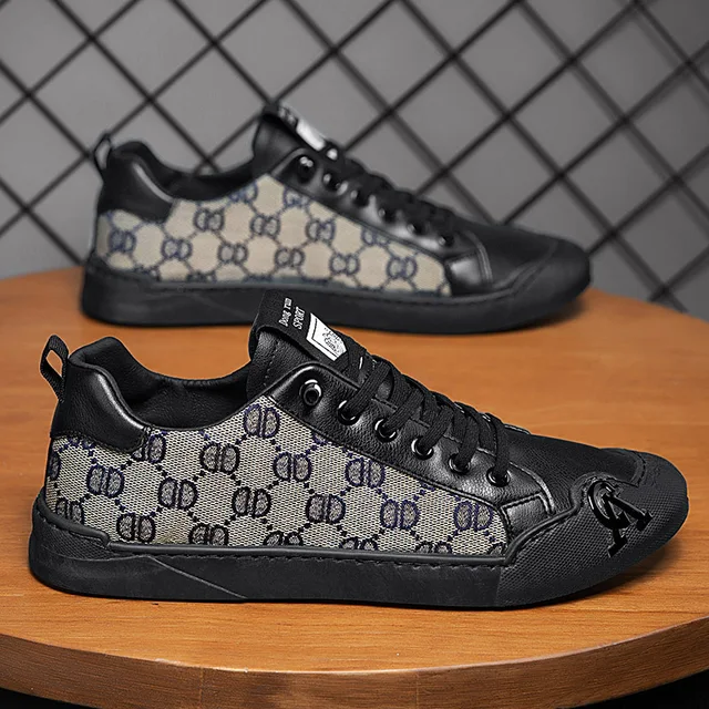 Men's shoes summer trend casual board shoes versatile breathable thin youth white shoes, one foot canvas trendy shoes image 3