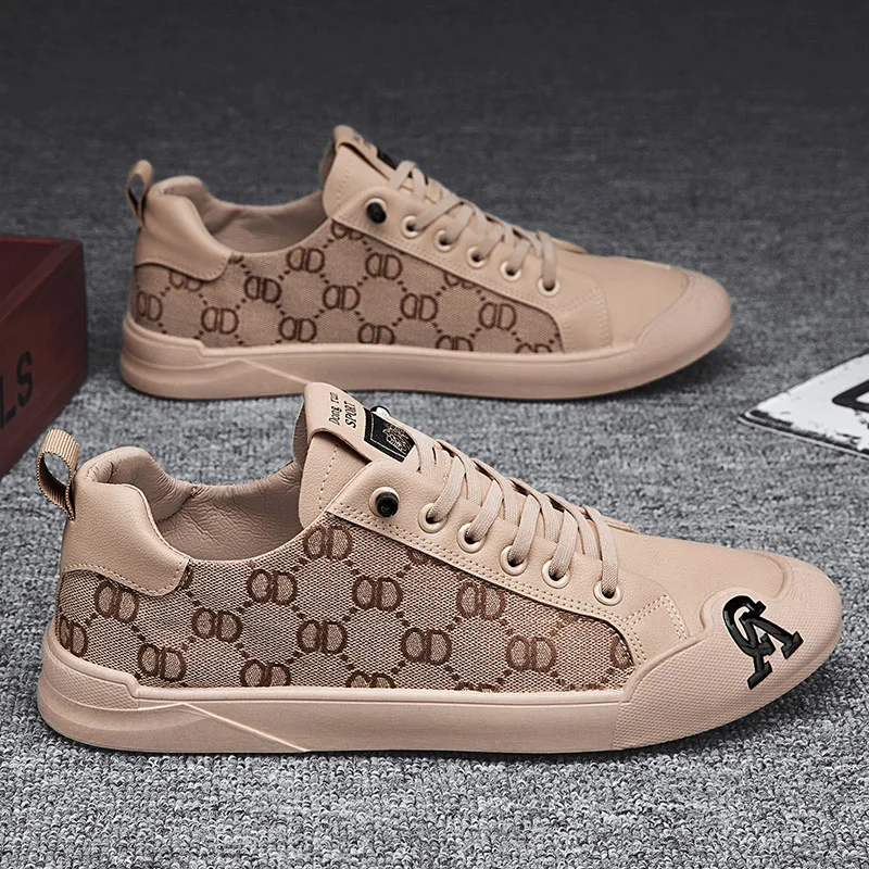 Men's shoes summer trend casual board shoes versatile breathable thin youth white shoes, one foot canvas trendy shoes image 9