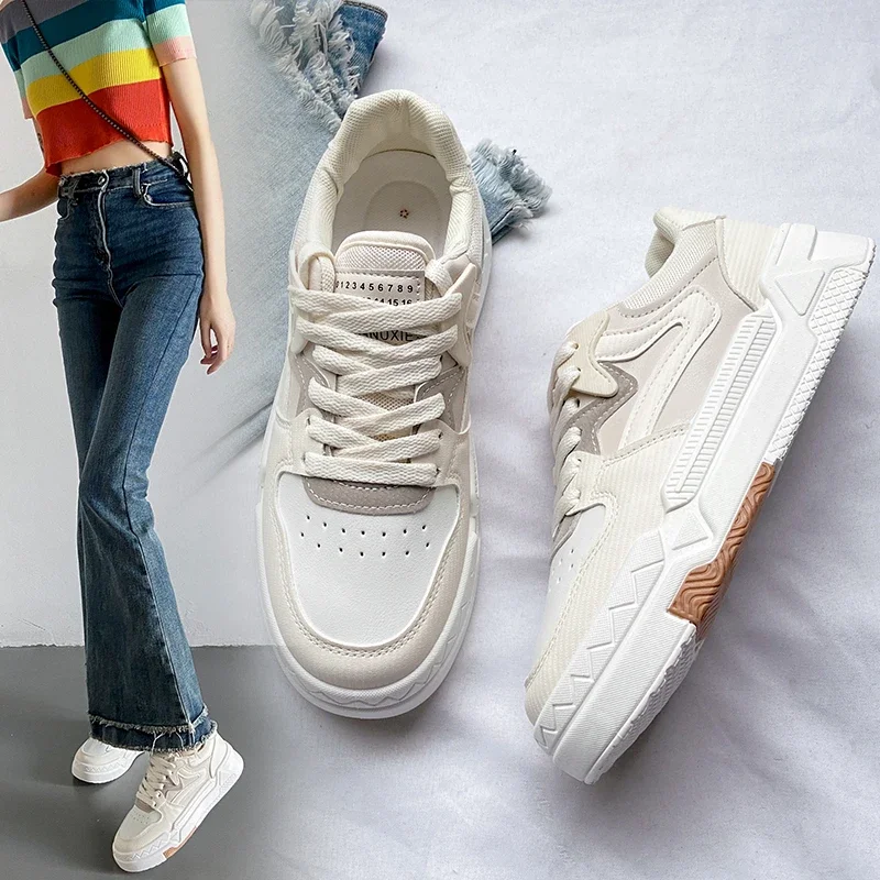 Sneskers Women Casual Platform Shoes Breathable Walking Mesh Flat Shoes Sneakers Women Vulcanized Shoes Footwear image 5