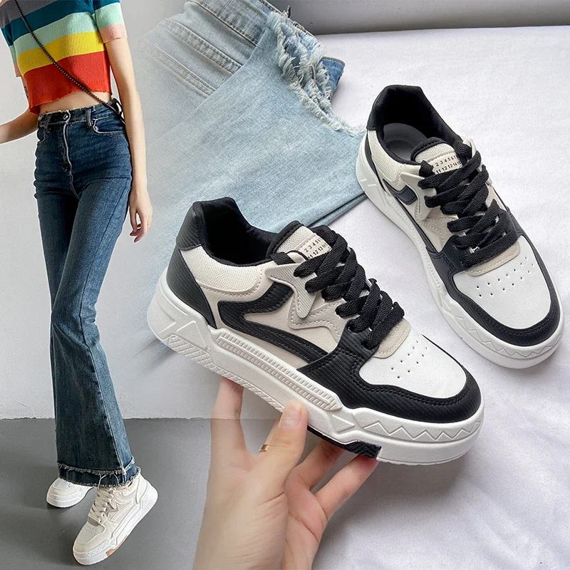 Sneskers Women Casual Platform Shoes Breathable Walking Mesh Flat Shoes Sneakers Women Vulcanized Shoes Footwear image 7