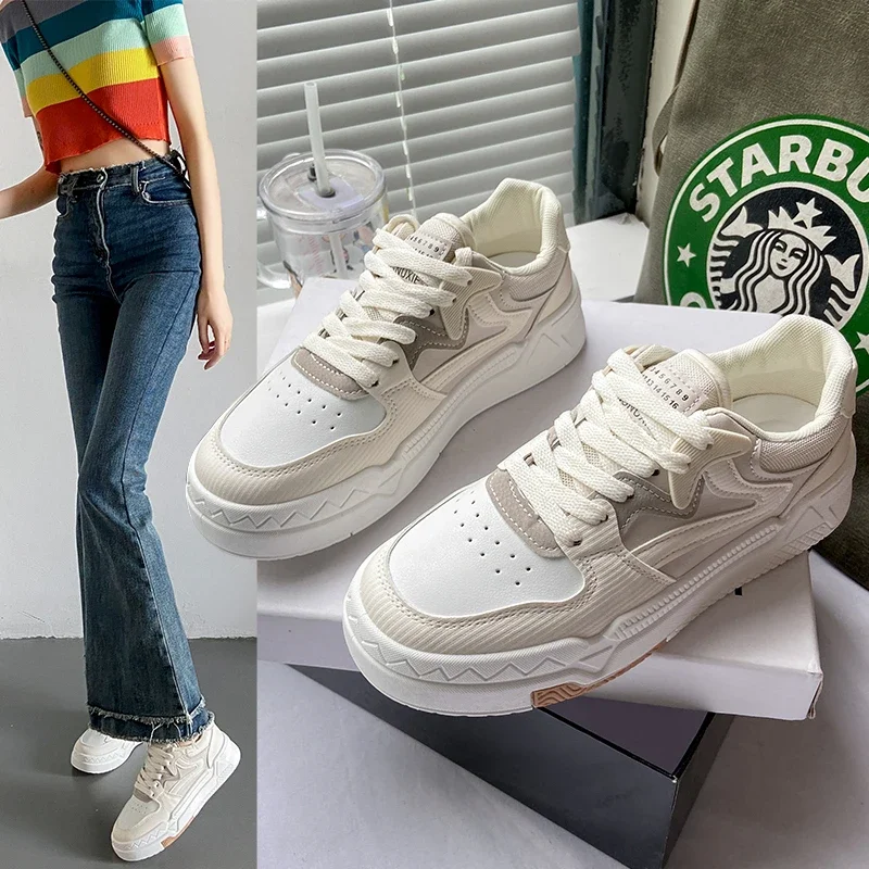 Sneskers Women Casual Platform Shoes Breathable Walking Mesh Flat Shoes Sneakers Women Vulcanized Shoes Footwear image 6