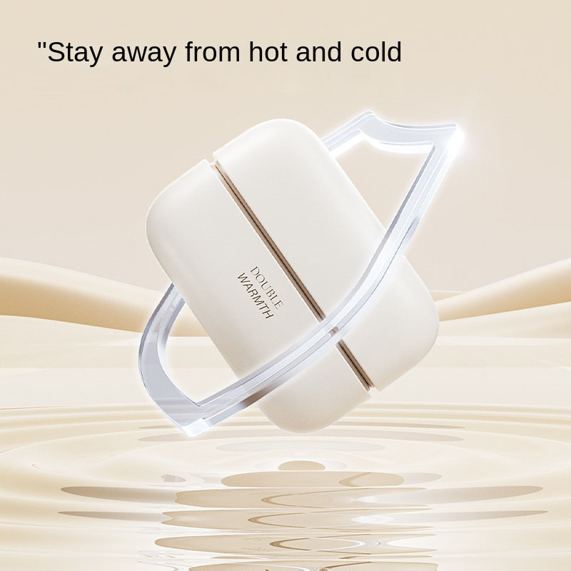 Magnetic suction electric hand warmer creative split type hand warmer USB outdoor warm baby portable