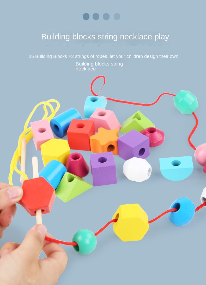 Five Column String Bead Toy Image 6