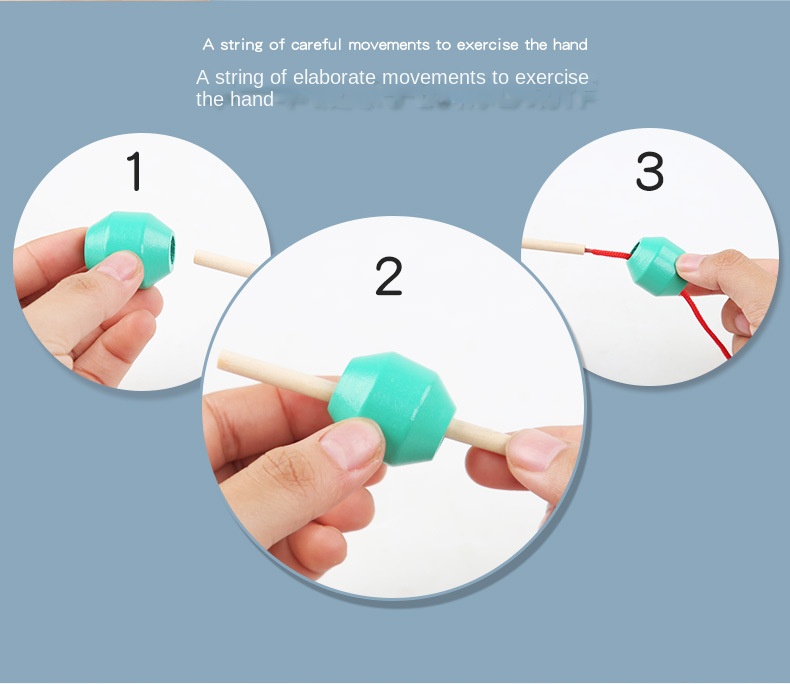 Five Column String Bead Toy Image 7