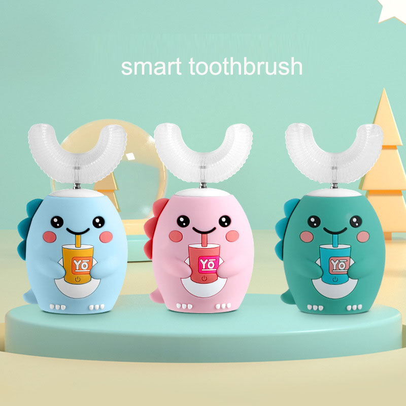 U-shaped electric toothbrush children's rechargeable 2-6-12-year-old rechargeable baby toothbrush