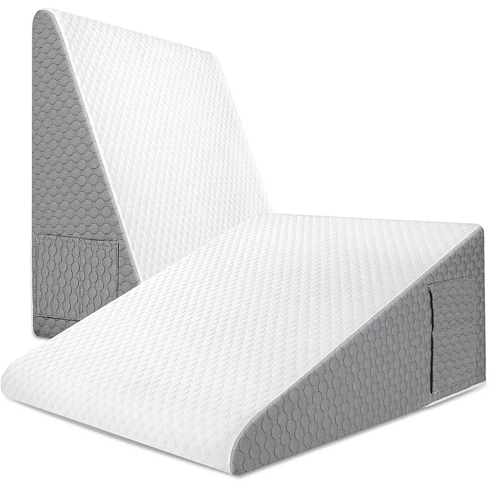 Triangle sponge cushion, headboard pillow, elderly care sofa backrest cushion, waist protection