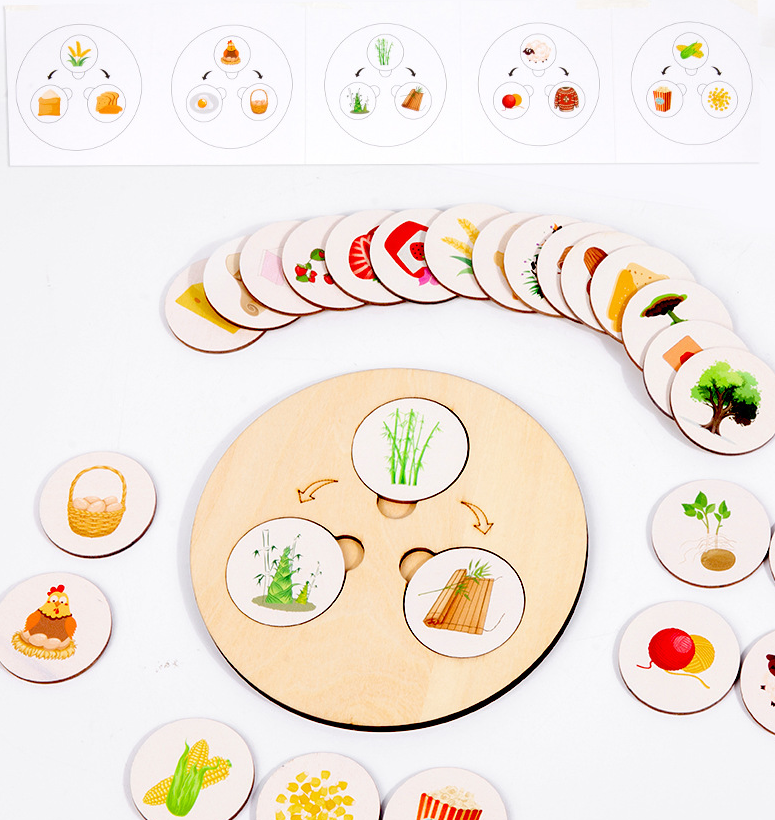 Children Wooden Decomposition Game