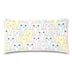 Rectangle Pillow Case 20"x36"(Twin Sides)