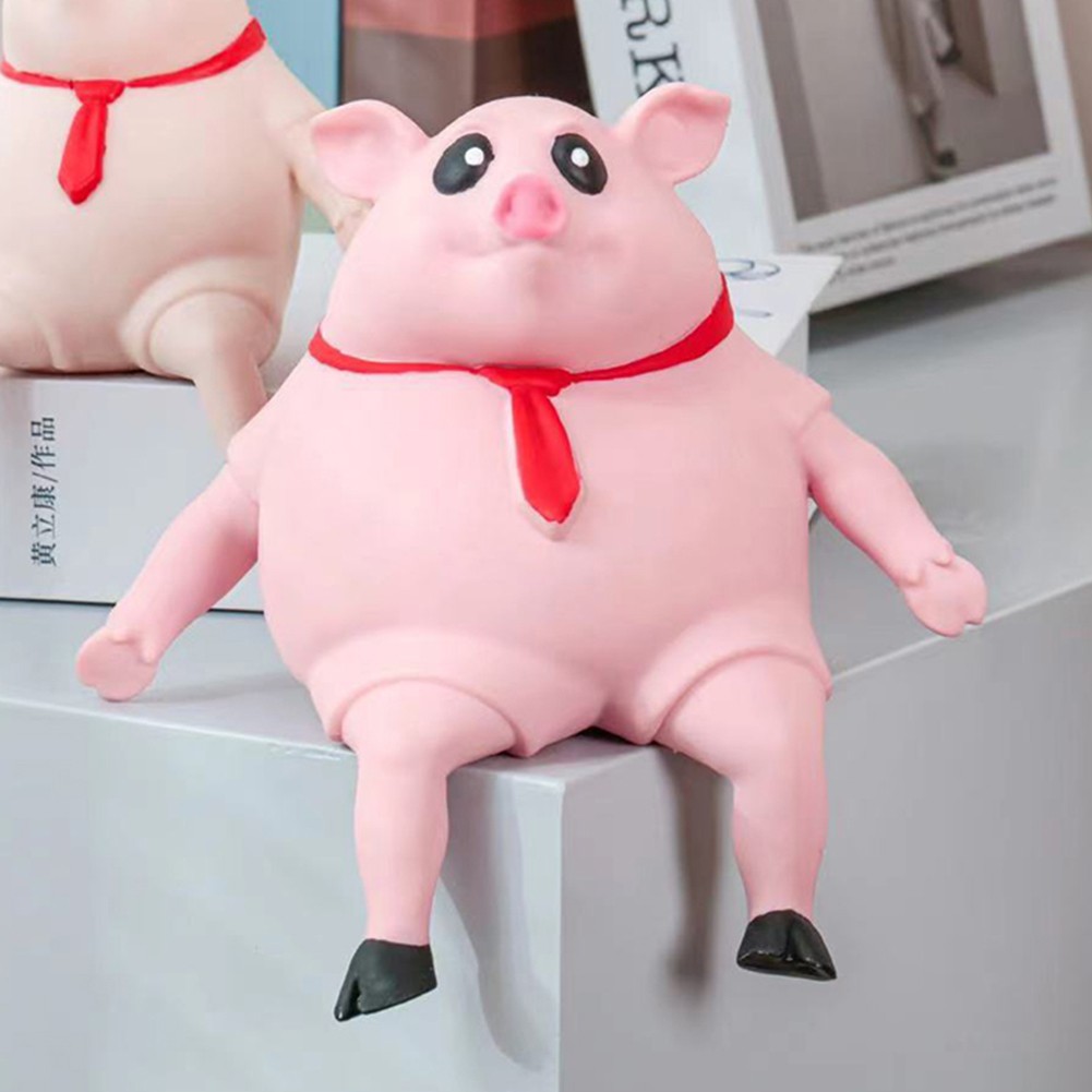 Pink Pig Toy for Stress Relief