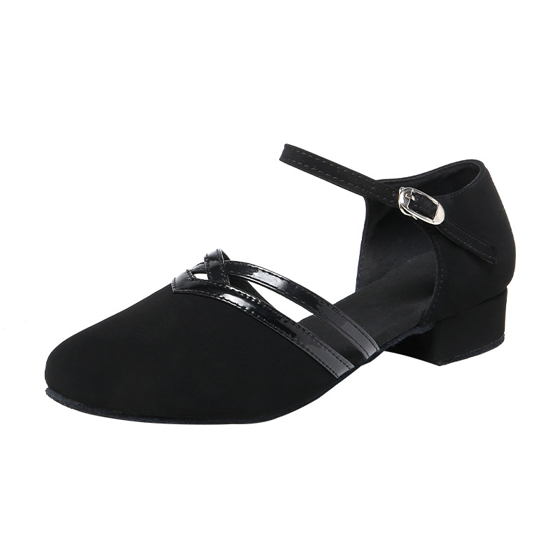 Latin dance shoes for women with soft soles low heels and indoor fur soles