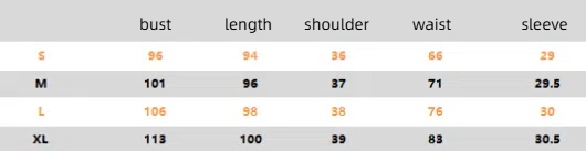 Cutout V-neck flounce sleeve mini dress size chart – measurement reference guide