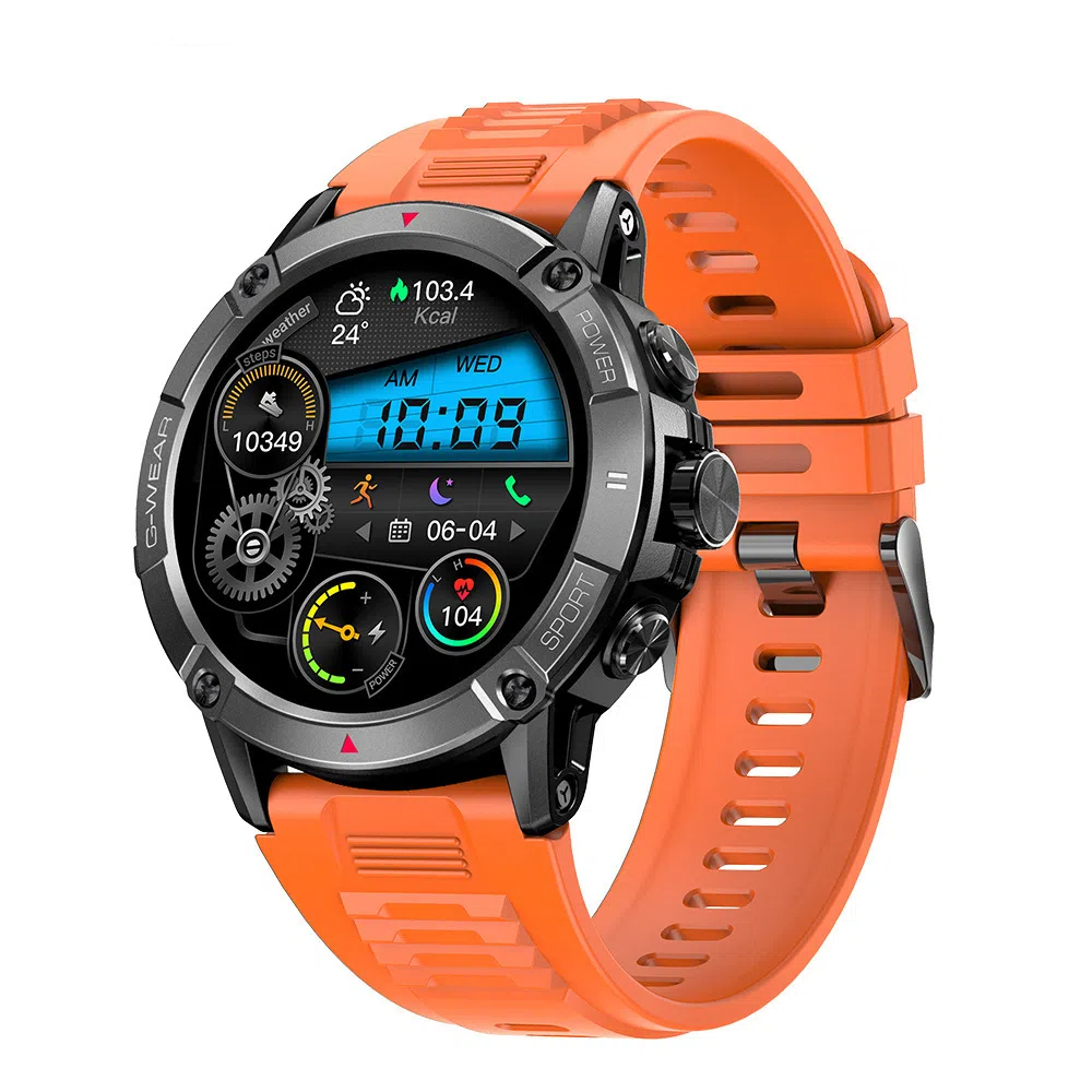 NX8 smartwatch 1.52 inch screen one click link Bluetooth call exercise heart rate detection IP68
