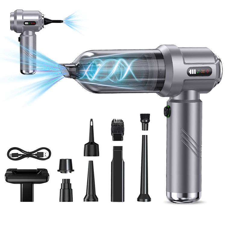 Car vacuum cleaner small high suction household car portable inflatable dual-use handheld car dust