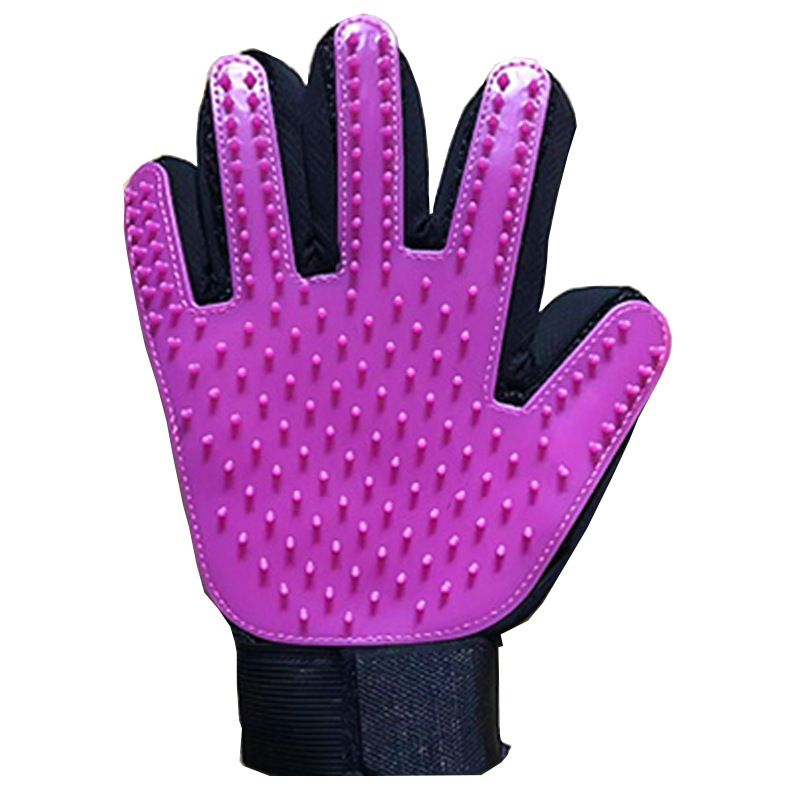 1Pcs Cat Grooming Gloves Dog Hair Remover Gentle Deshedding 