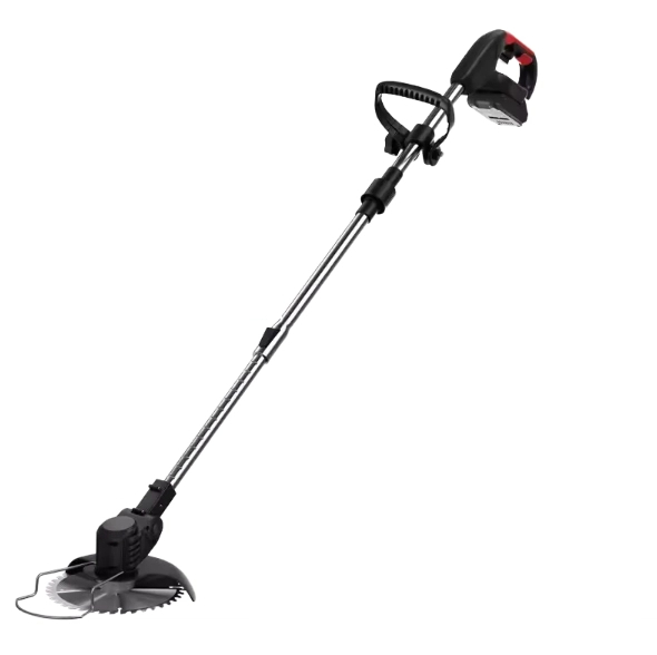 Foldable electric lawn mower with lithium battery and wheels multifunctional handheld wireless