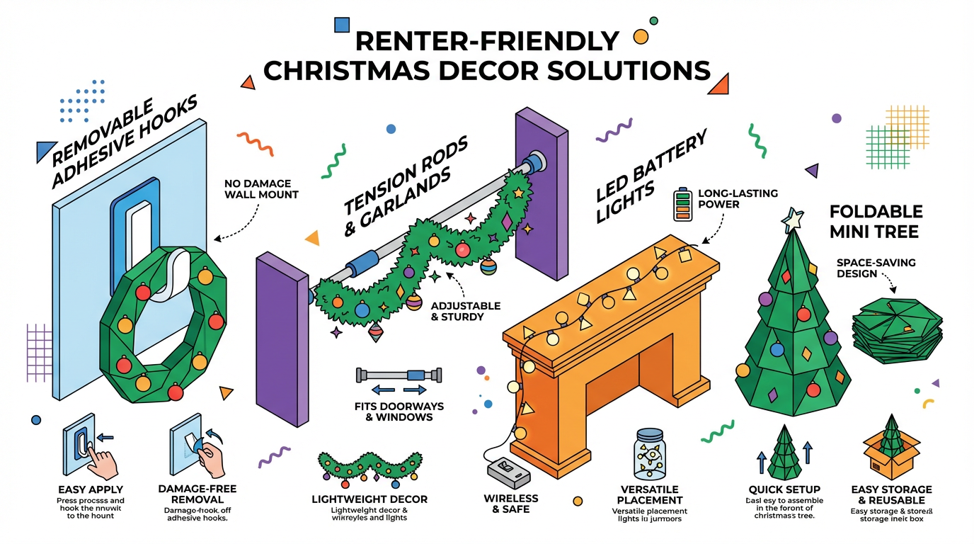 Customized holiday decorations for small apartments