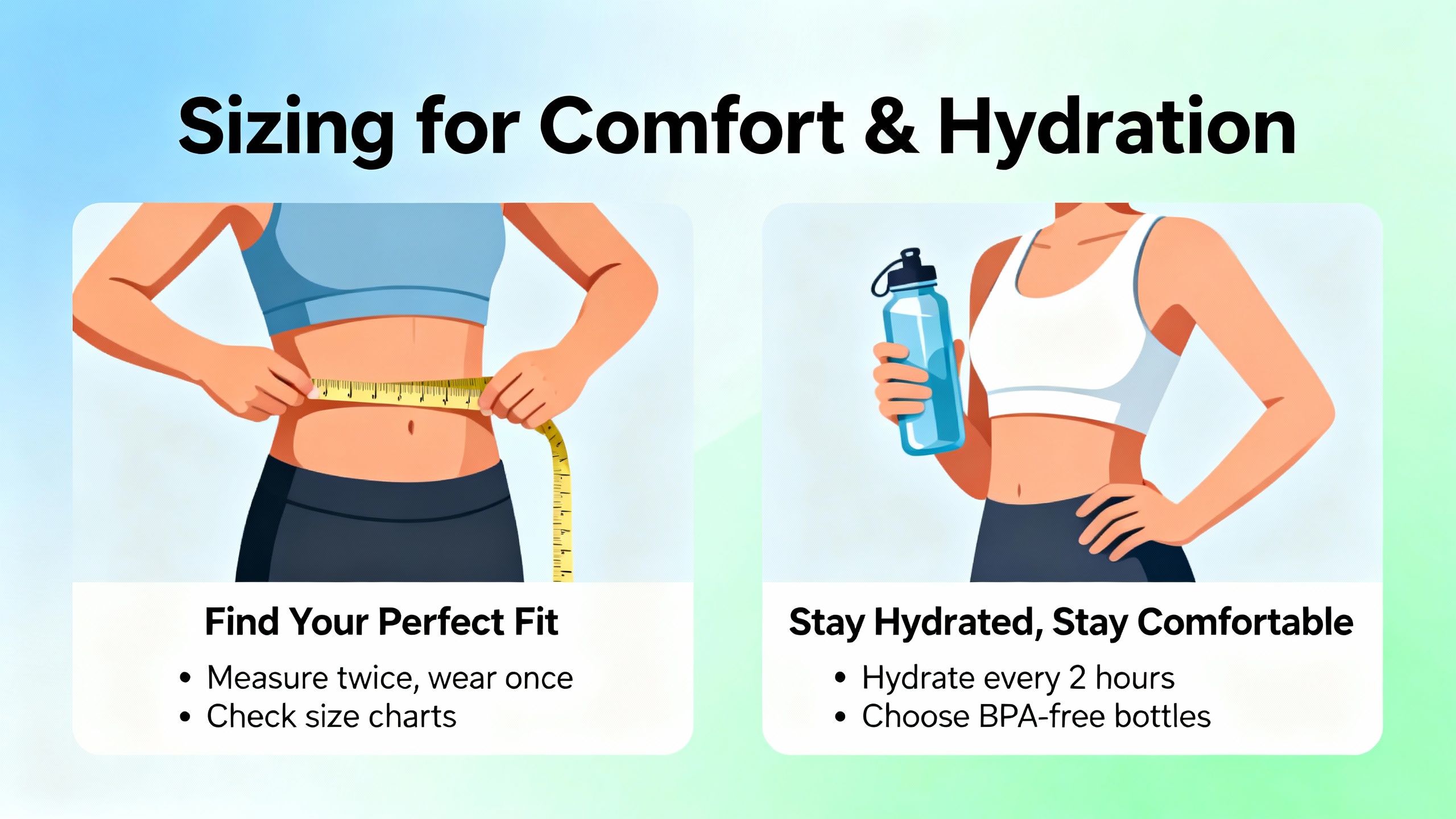 Branded easy hold water bottles for events