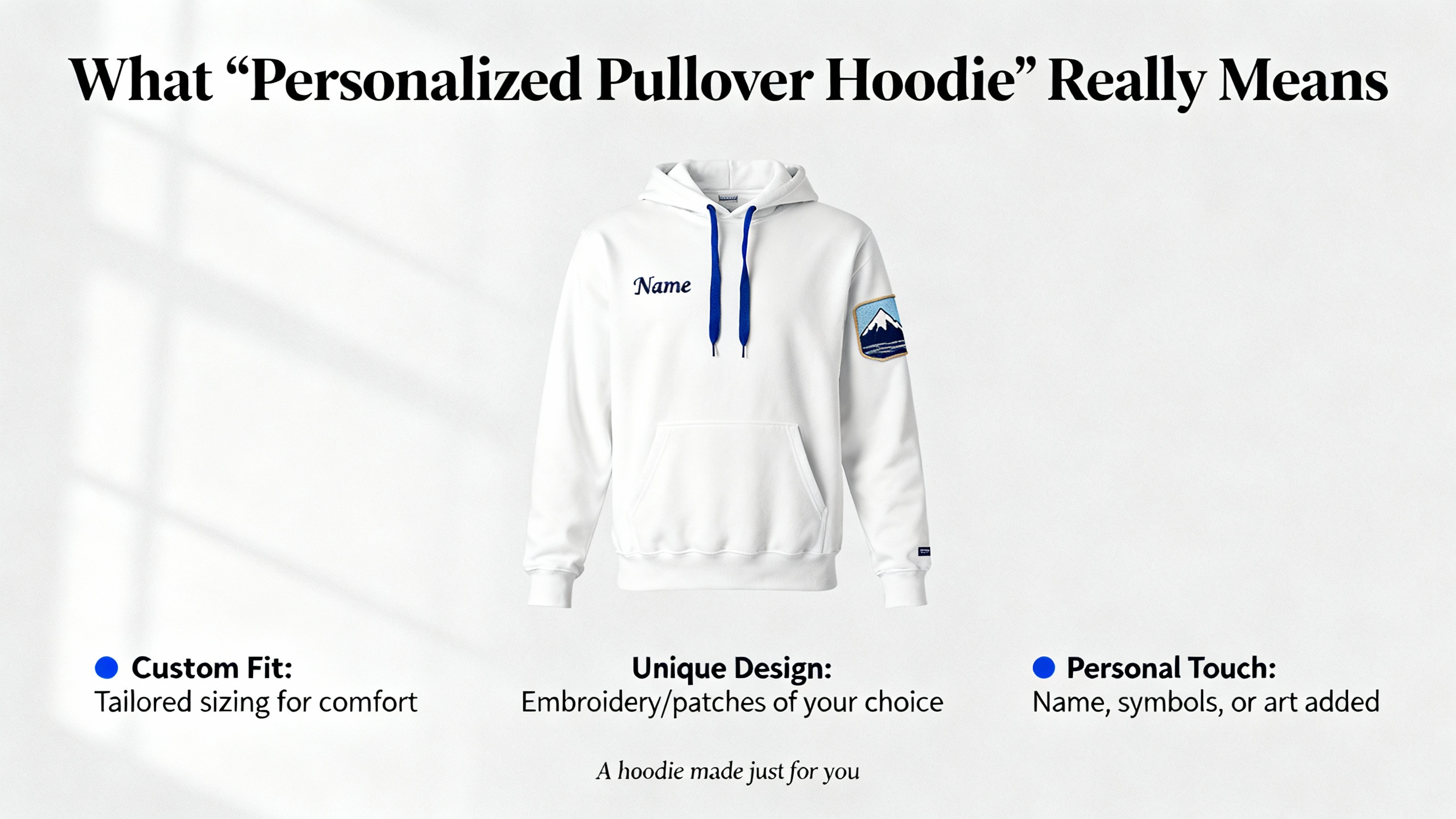 Custom hoodie fabric selection