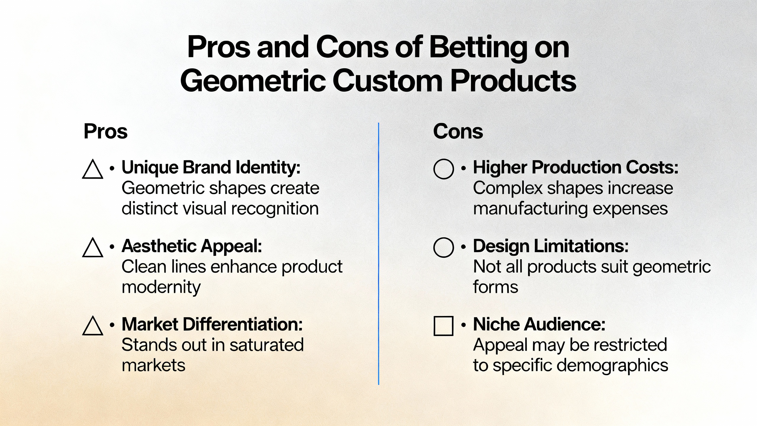 Geometric print on demand product ideas