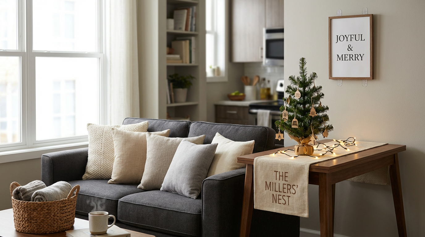 Apartment friendly personalized holiday design trends