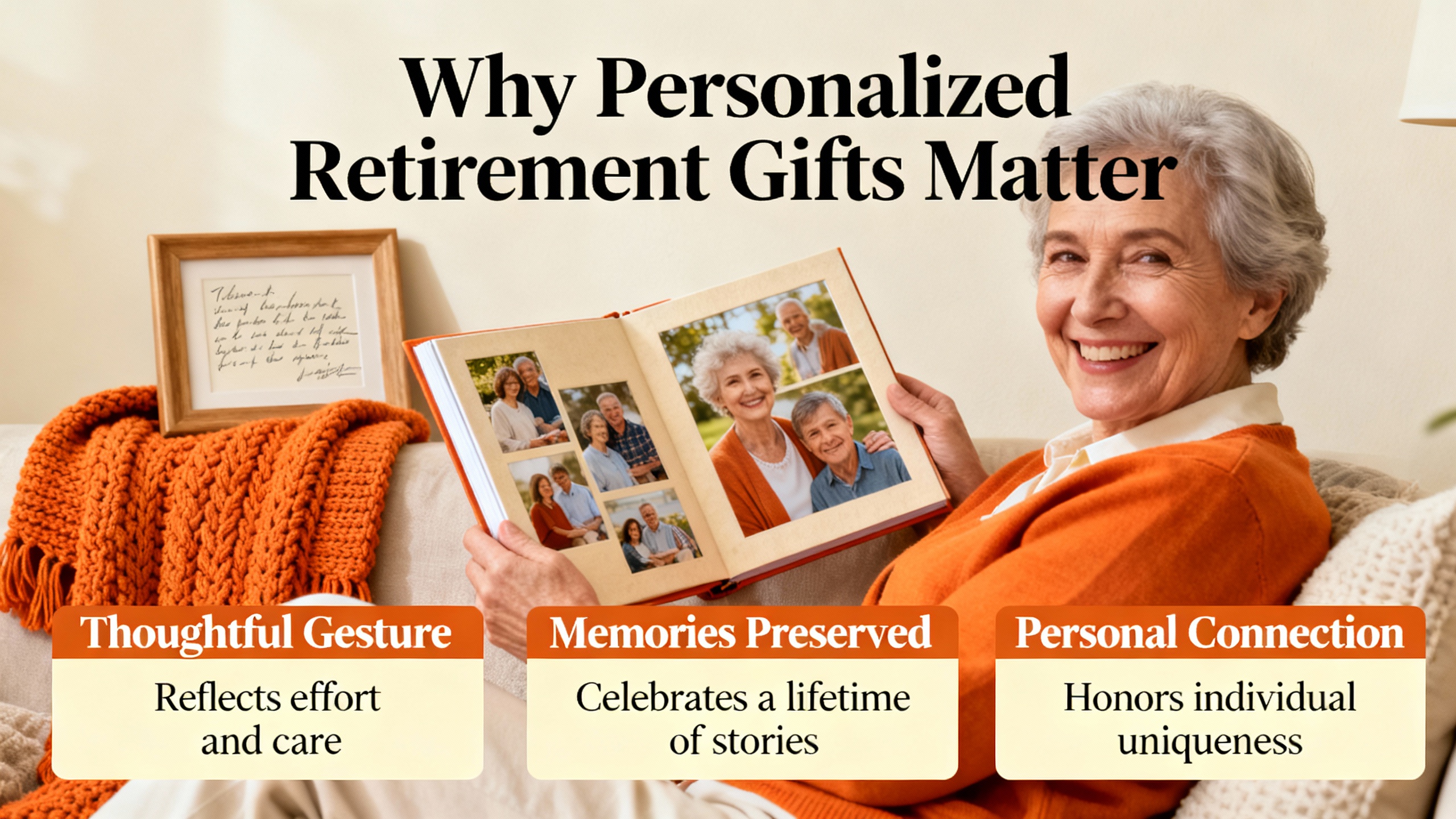 Custom retirement presents for employees