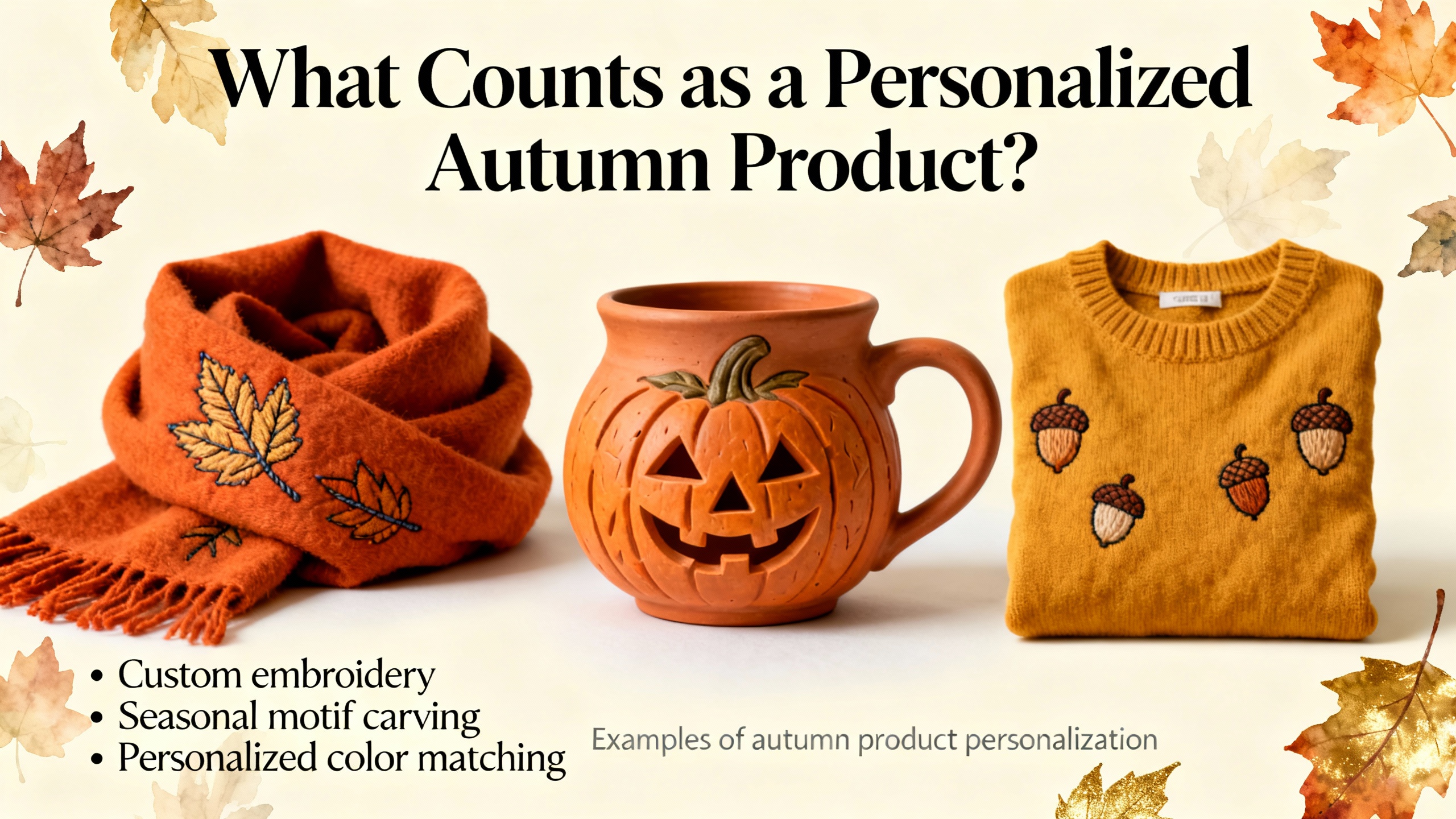 Personalized Autumn Products: Custom Items to Celebrate the Season