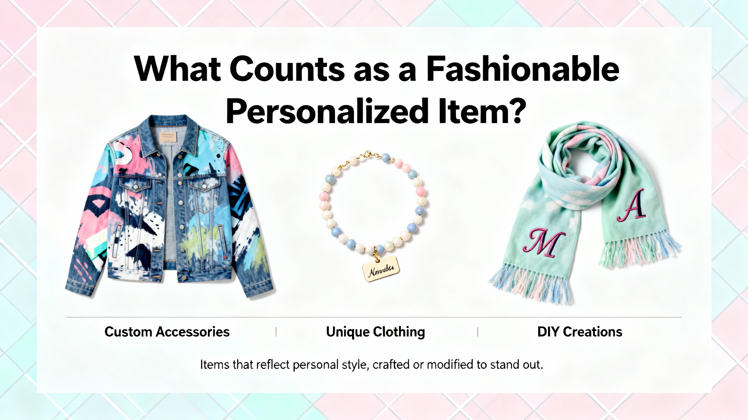 Fashionable personalized items that sell online