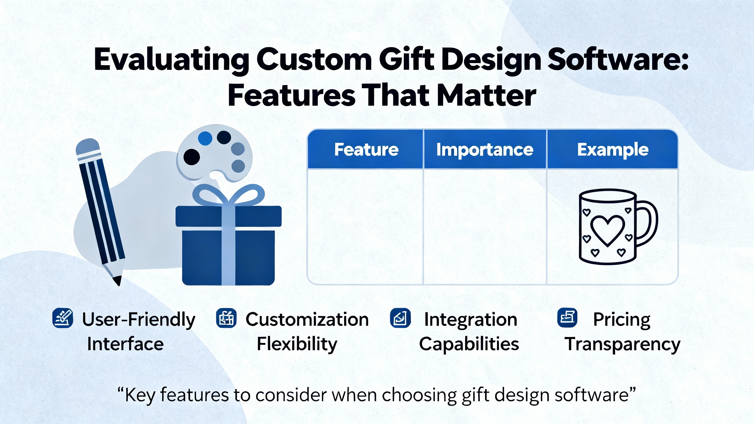 Web to print design editor for custom gifts