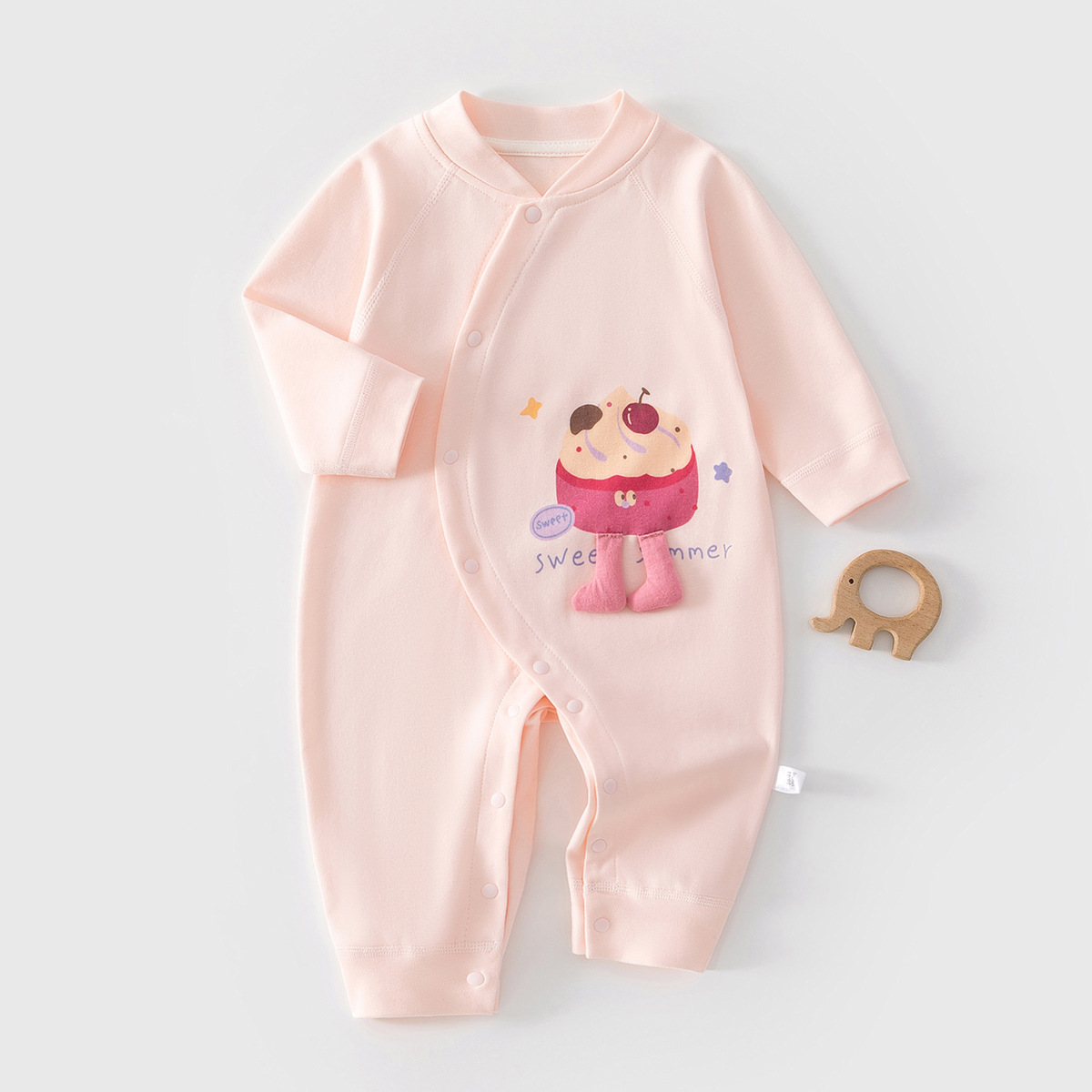 Baby jumpsuit Spring and Autumn pure cotton baby long sleeved clothes