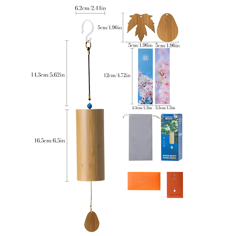 Carillon bambou vue ensemble